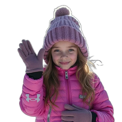 hat, jacket, photorealistic, 3d render transparent PNG cut-out