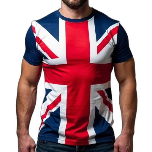 jacket, 3d render, union, jack transparent PNG cut-out
