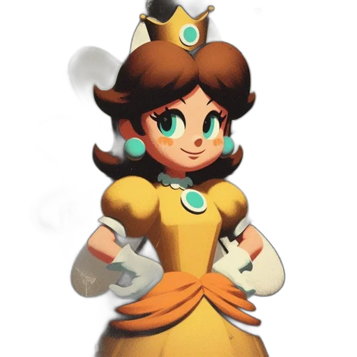 crown, staff, dress, weapon, concept art, 3d render, pixel art, fantasy art transparent PNG cut-out