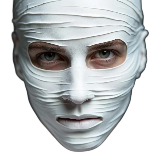 mask, face, robot, creature, photorealistic, 3d render, concept art, cyberpunk transparent PNG cut-out