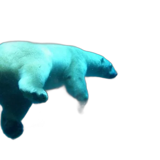 creature, animal, staff, 3d render, concept art, vaporwave, photorealistic, underwater transparent PNG cut-out