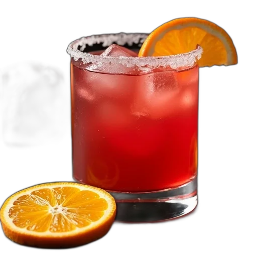 food, weapon, photorealistic, 3d render, red, close-up, glass, filled transparent PNG cut-out