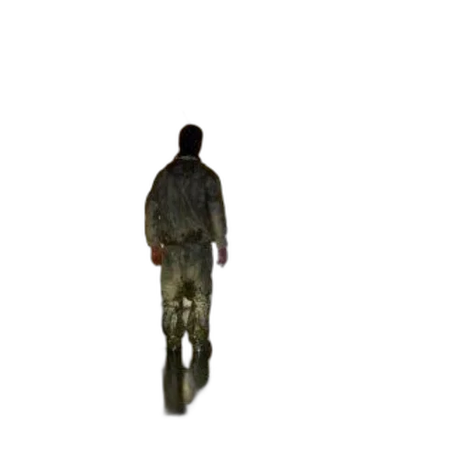 jacket, staff, creature, robot, 3d render, concept art, pixel art, photorealistic transparent PNG cut-out