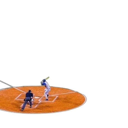 3d render, concept art, outer space, baseball, game, progress, pitcher, winding transparent PNG cut-out