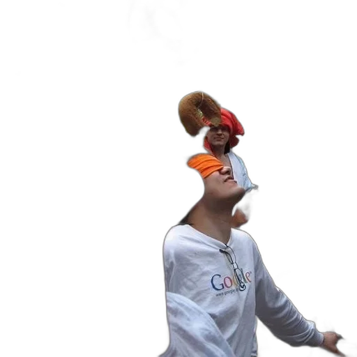 mask, staff, hat, robot transparent PNG cut-out