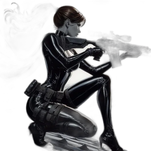 staff, weapon, robot, comic book art, concept art, cyberpunk, fantasy art, fire transparent PNG cut-out