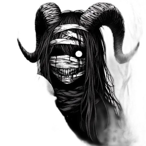 mask, face, creature, hair transparent PNG cut-out