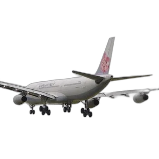 photorealistic, 3d render, china, airlines, airplane, seen, flight, landing transparent PNG cut-out