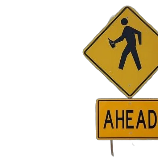 yellow, pedestrian, crossing, sign, person, holding, bottle, alcohol transparent PNG cut-out