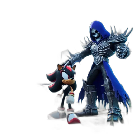 weapon, concept art, 3d render, fantasy art, pixel art, blue, monochrome, dark transparent PNG cut-out