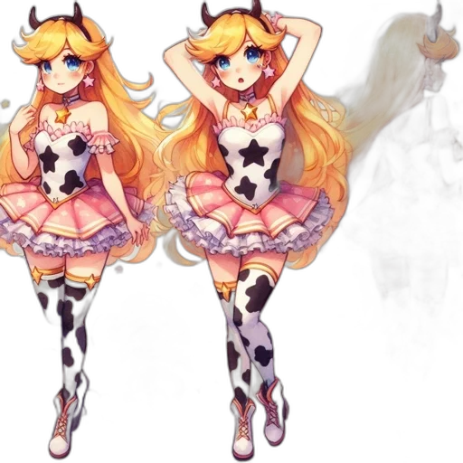dress, anime, concept art, pixel art, fantasy art, monochrome, dark, golden transparent PNG cut-out