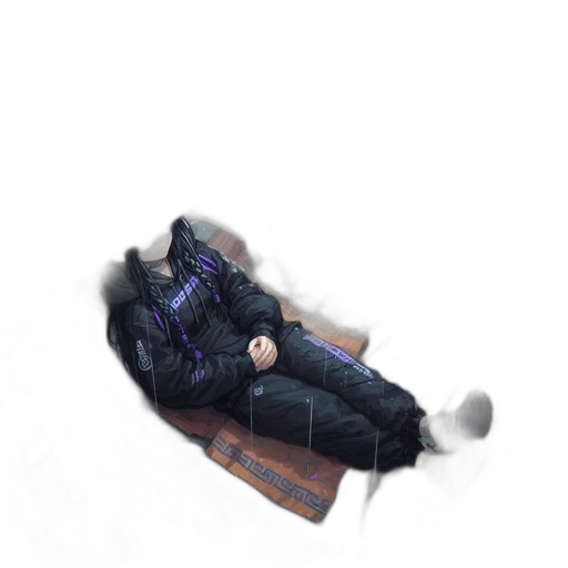 jacket, creature, robot, shoes, concept art, 3d render, pixel art, cyberpunk transparent PNG cut-out