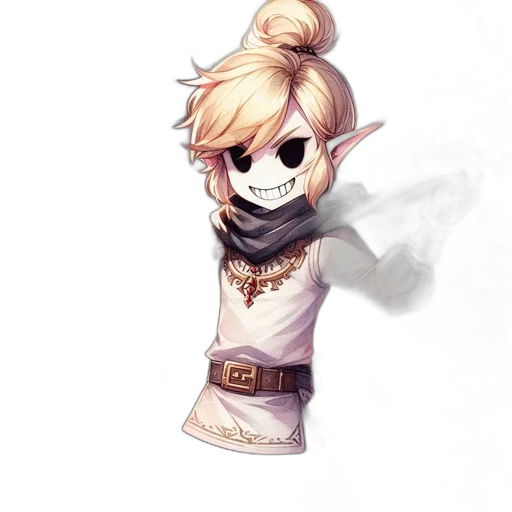 mask, staff, weapon, face, fantasy art, pixel art, concept art, watercolor transparent PNG cut-out