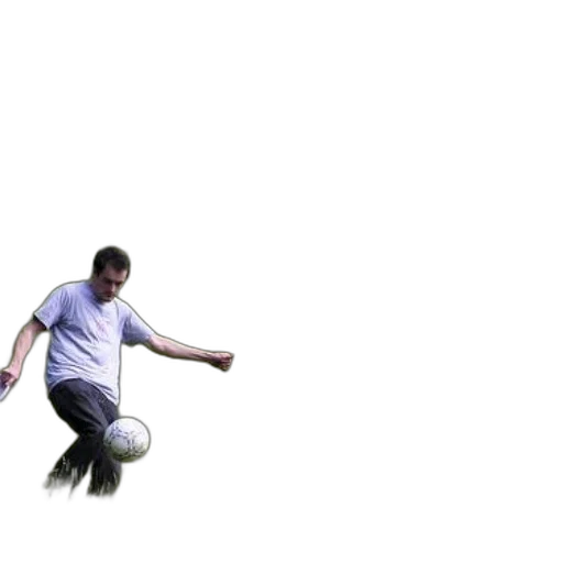 3d render, pixel art, photorealistic, concept art, man, white, shirt, black transparent PNG cut-out