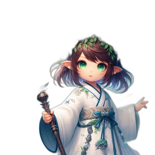 staff, sword, weapon, dress, fantasy art, concept art, pixel art, anime transparent PNG cut-out
