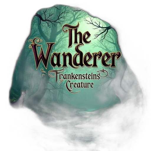 concept art, fantasy art, 3d render, underwater, fog, wanderer, frankenstein, creature transparent PNG cut-out