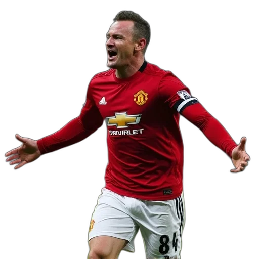 manchester, united, wayne, rooney transparent PNG cut-out