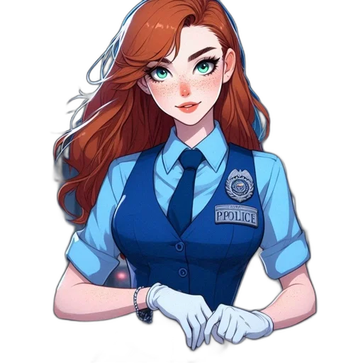 staff, jacket, weapon, jewelry, cartoon, anime, pixel art, concept art transparent PNG cut-out