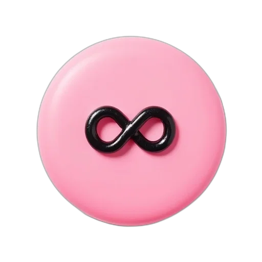 jewelry, staff, 3d render, close-up, image, pink, circular, object transparent PNG cut-out