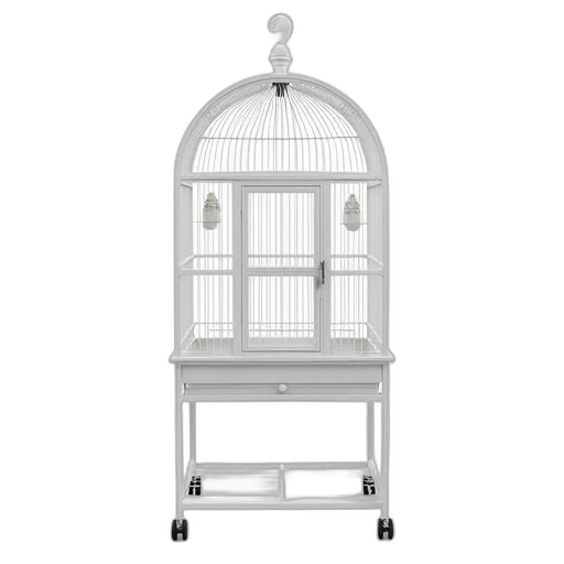 furniture, jewelry, staff, 3d render, photorealistic, concept art, white, birdcage transparent PNG cut-out