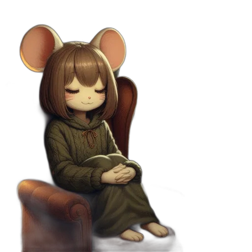 furniture, creature, animal, jacket, concept art, pixel art, anime, 3d render transparent PNG cut-out