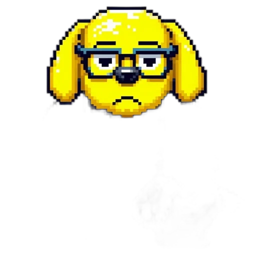 staff, robot, face, animal, pixel art, cartoon, 3d render, concept art transparent PNG cut-out