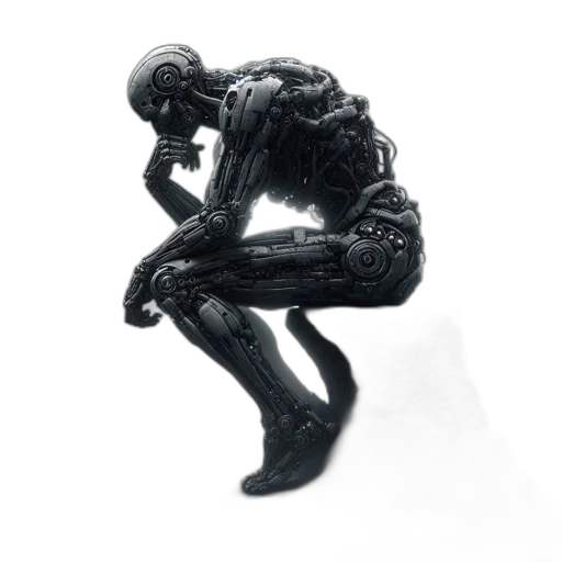robot, mask, creature, face, concept art, 3d render, photorealistic, comic book art transparent PNG cut-out