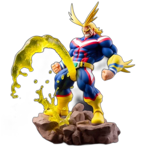 concept art, 3d render, comic book art, animated, character, figurine, features, muscular transparent PNG cut-out
