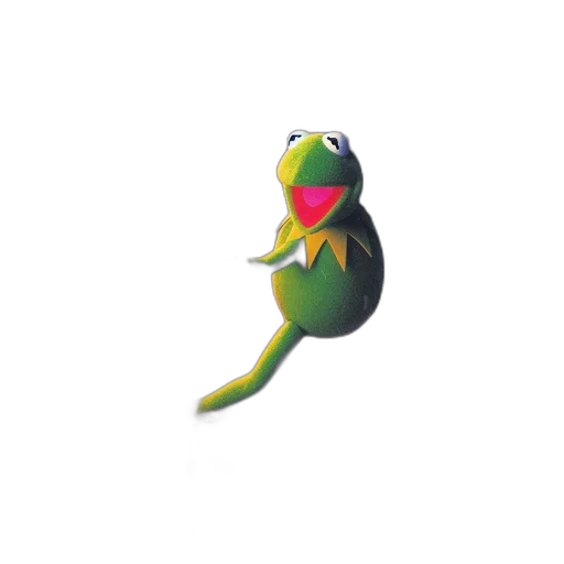 animal, creature, staff, food, 3d render, concept art, kermit, frog transparent PNG cut-out