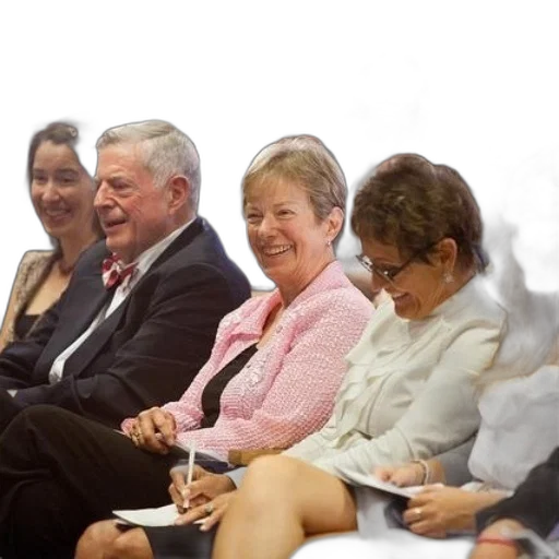 staff, group, people, including transparent PNG cut-out