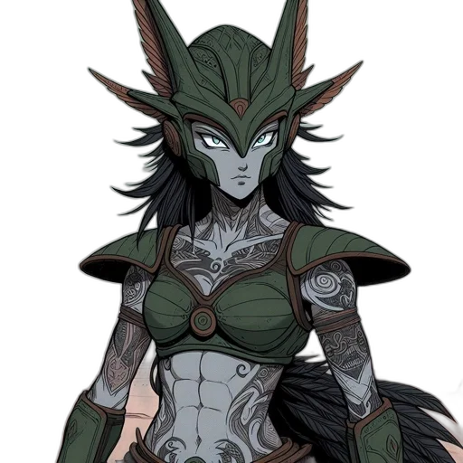 mask, dragon, concept art, fantasy art, comic book art, pixel art, green, earth tones transparent PNG cut-out