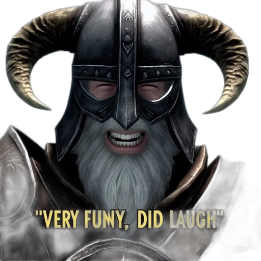 mask, face, sword, helmeted, character, horns, beard, smiles transparent PNG cut-out