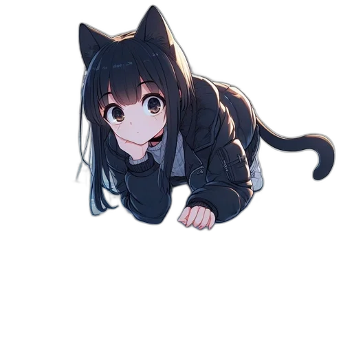 animal, creature, staff, weapon, anime, pixel art, cartoon, concept art transparent PNG cut-out