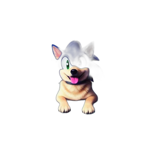 animal, staff, creature, face, 3d render, pixel art, concept art, photorealistic transparent PNG cut-out