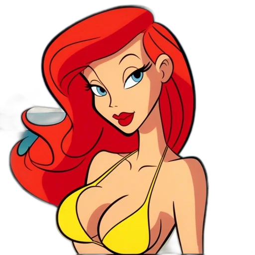 dress, jewelry, cartoon, comic book art, concept art, fantasy art, underwater, animated transparent PNG cut-out
