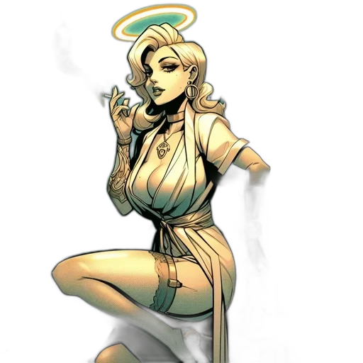 staff, dress, concept art, comic book art, pixel art, fantasy art, golden, earth tones transparent PNG cut-out