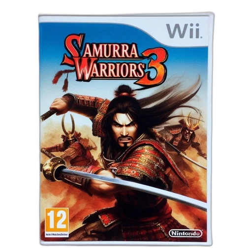 male, samurai, warrior, front, center, brandishes, sword, amidst transparent PNG cut-out