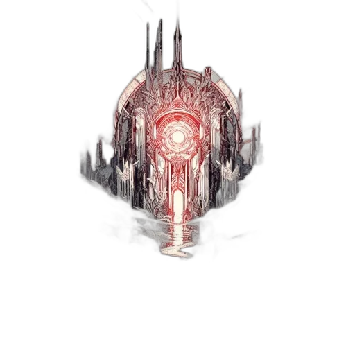 robot, weapon, sword, crown, concept art, pixel art, cyberpunk, fantasy art transparent PNG cut-out