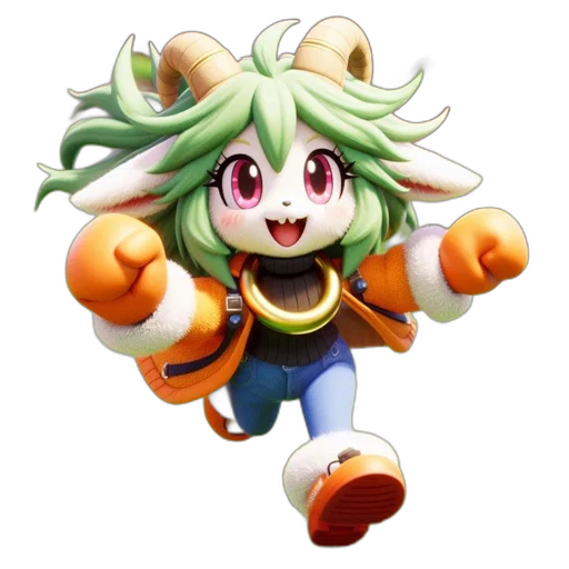animal, creature, weapon, face, concept art, 3d render, anime, pixel art transparent PNG cut-out