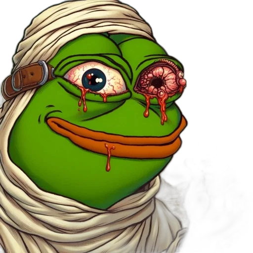 mask, face, weapon, frog, bandaged, headcloth, injured, eye transparent PNG cut-out