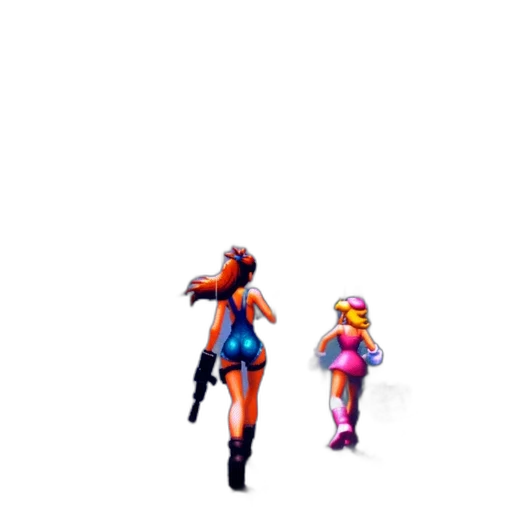 weapon, staff, pixel art, concept art, 3d render, fantasy art, outer space, neon lights transparent PNG cut-out