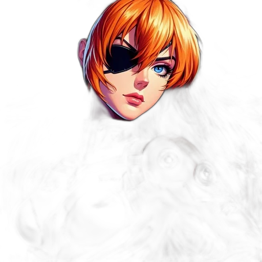 mask, face, jacket, crown, concept art, watercolor, fantasy art, photorealistic transparent PNG cut-out