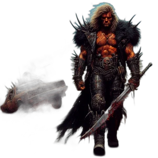 sword, weapon, staff, concept art, fantasy art, comic book art, pixel art, post-apocalyptic transparent PNG cut-out