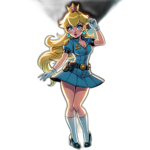 crown, staff, dress, umbrella, anime, concept art, cartoon, pixel art transparent PNG cut-out