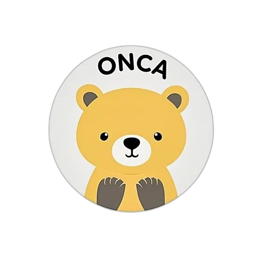 image, features, stylized, illustration, bear, head, front, legs transparent PNG cut-out