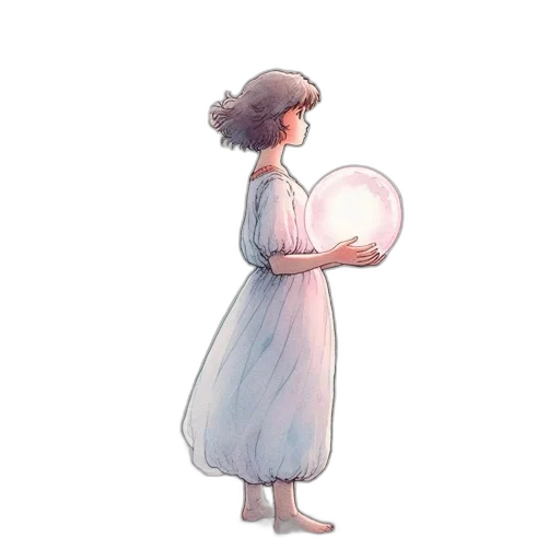 dress, bottle, staff, creature, concept art, watercolor, fantasy art, pixel art transparent PNG cut-out