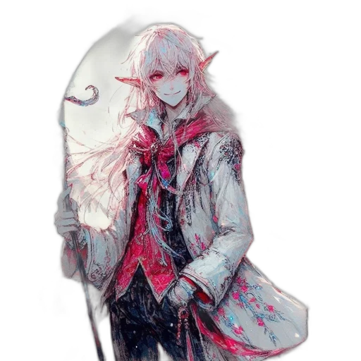 jacket, mask, sword, staff, fantasy art, concept art, watercolor, pixel art transparent PNG cut-out
