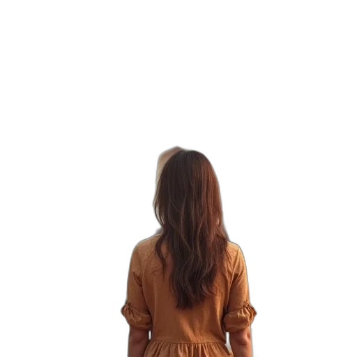 dress, jacket, hair, staff, 3d render, photorealistic, concept art, oil painting transparent PNG cut-out