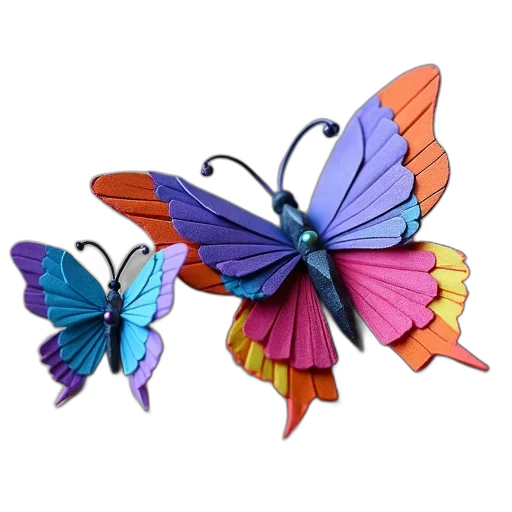 jewelry, flower, 3d render, photorealistic, concept art, colorful, neon, pastel transparent PNG cut-out