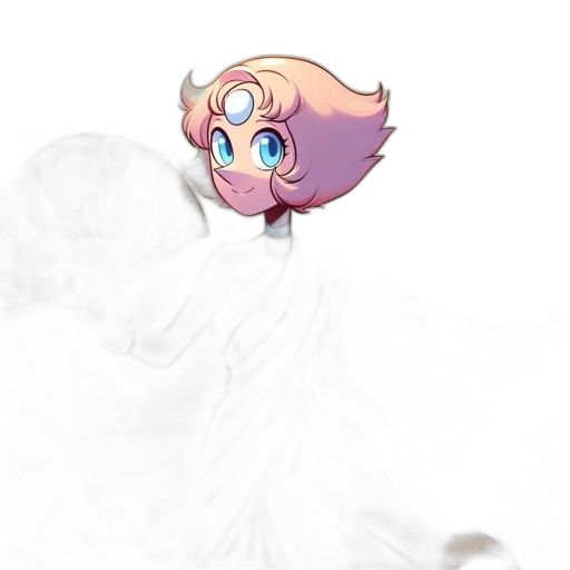 creature, staff, animal, weapon, anime, concept art, pixel art, vaporwave transparent PNG cut-out